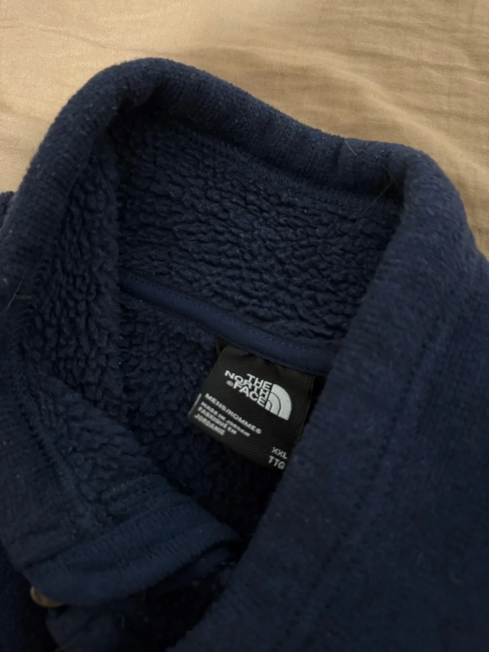 The North Face Navy Blue Full Zip Fleece Jacket